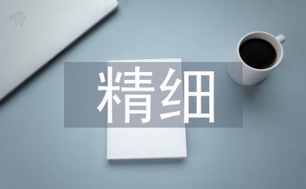 實施精細管理  做實黨建思想政治
